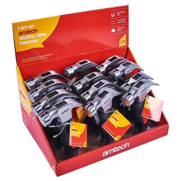 Amtech Magnetic stubby claw hammer - Image 3