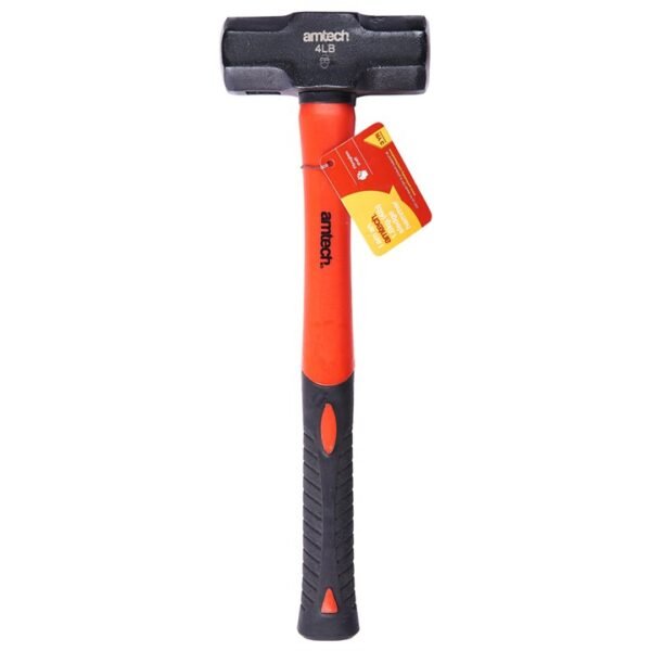 Amtech 1.8kg (4lb) Sledge hammer with fibreglass shaft - Image 2