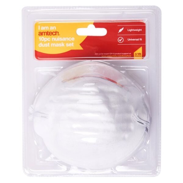 Amtech 10 Piece nuisance dust mask set - Image 2