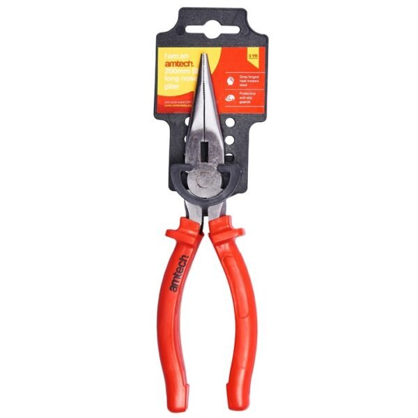 Amtech 200mm (8") Superior long nose pliers - Image 2