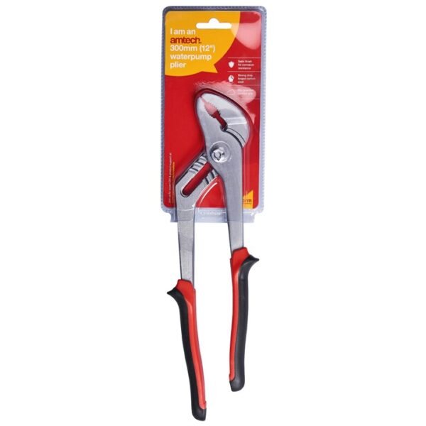 Amtech 300mm (12") Water pump pliers with comfort grip - Image 2