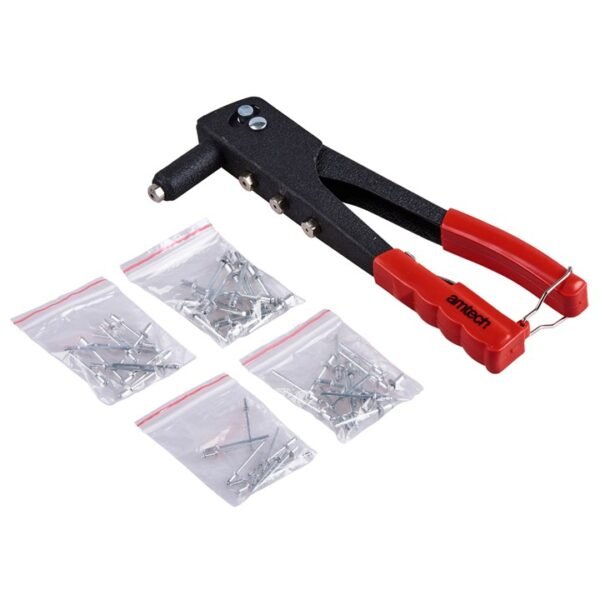 Amtech Rivet gun with 60 rivets