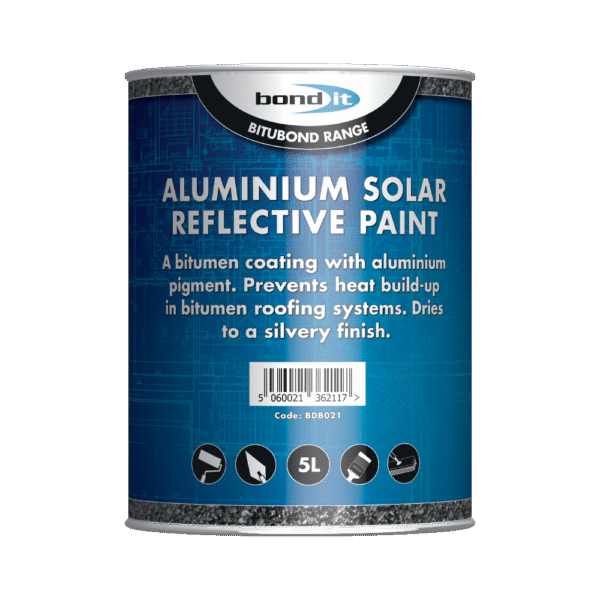 Aluminium Solar Reflective Paint 5L Silver