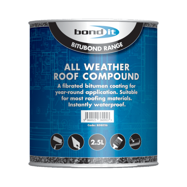 All Weather Roofing Compound 2.5L Black