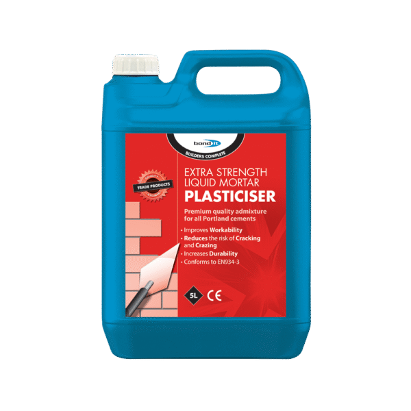 Liquid Mortar Plasticiser 5L Red