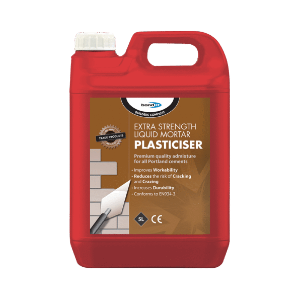 Liquid Mortar Plasticiser 5L Brown
