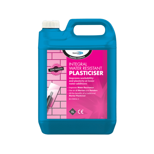 Integral Water Resistant Plasticiser 5L Pink