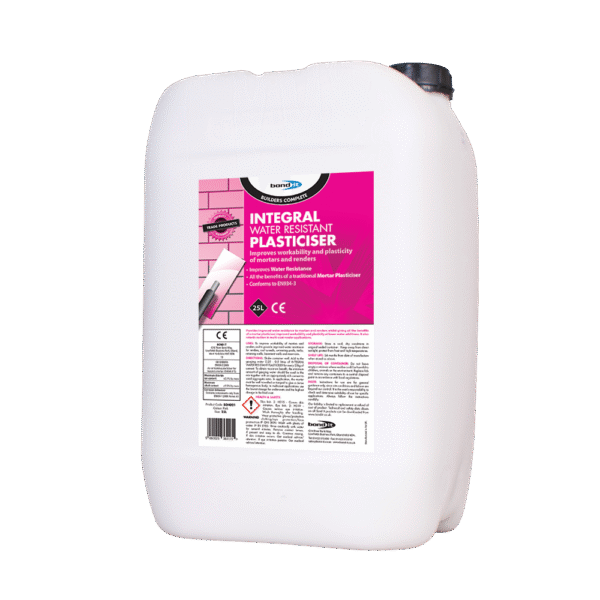 Integral Water Resistant Plasticiser 25L Pink