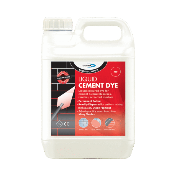 Liquid Cement Dye 1L Red