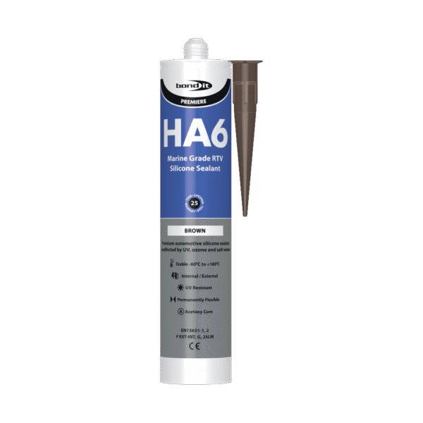 HA6 RTV Silicone 310ml Brown