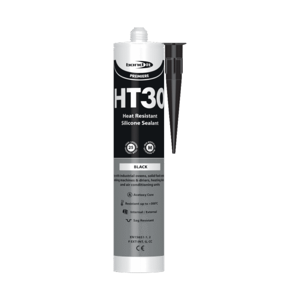 HT30 High Temperature Silicone 310ml Black