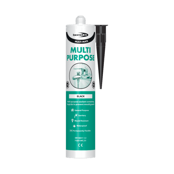 Multi-Mate Multi-Purpose Silicone 285ml Black