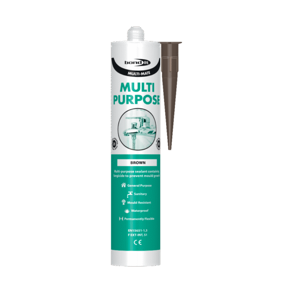 Multi-Mate Multi-Purpose Silicone 285ml Brown