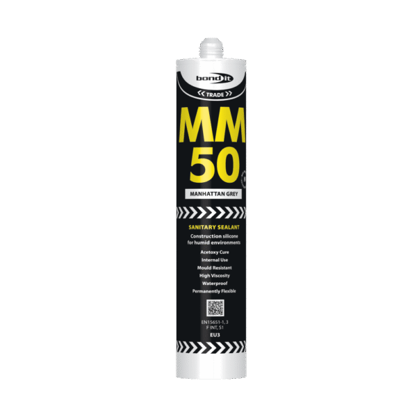 MM50 Sanitary Silicone 285ml Manhattan Grey