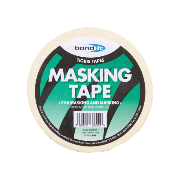 Masking Tape 25mm x 50M Buff