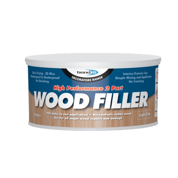 2 Part Wood Filler 275ml Light Oak