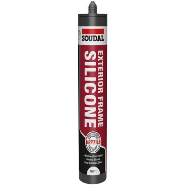 Soudal exterior frame silicone brilliant white (270ml)