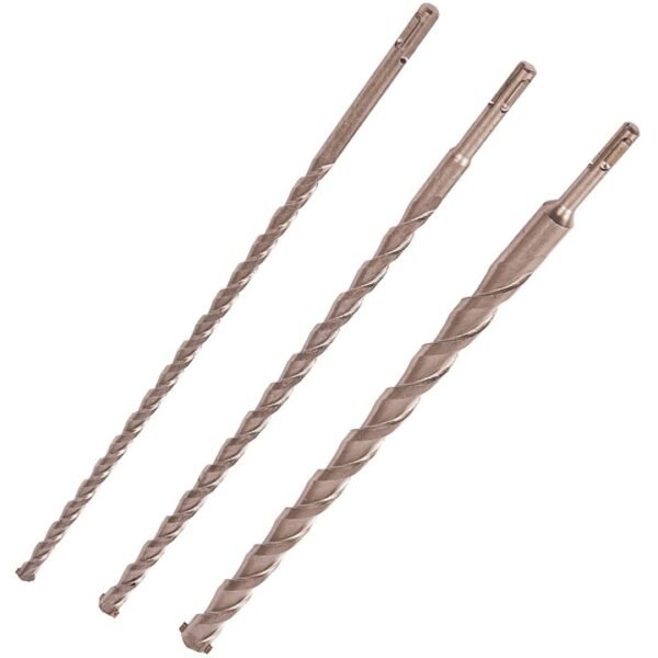 Amtech 3 Piece 450mm (18") SDS drill bit set