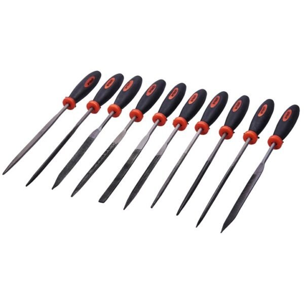 Amtech 10 Piece 140mm (5.5") needle file set