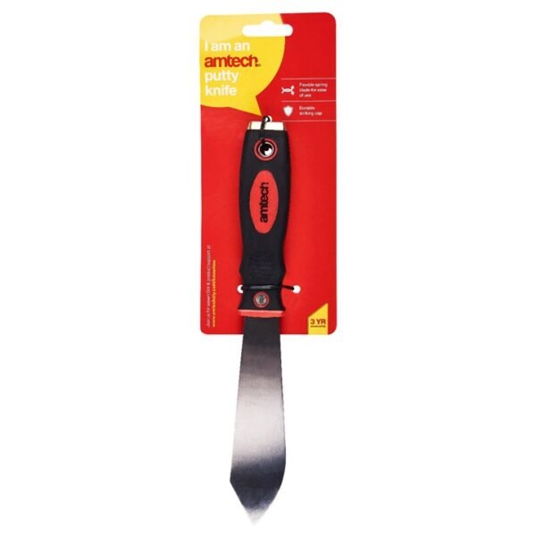 Amtech Putty knife with soft grip handle - Image 2
