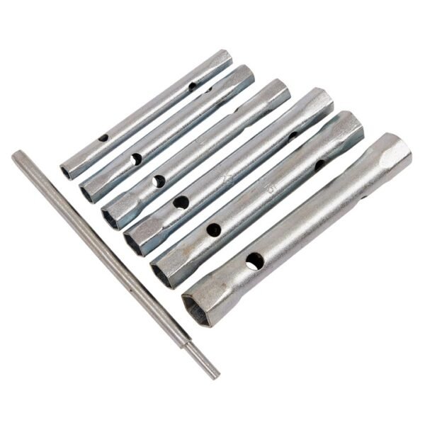Amtech 6 Piece tubular box spanner set with Tommy bar