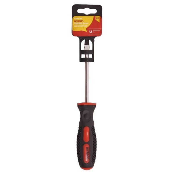 Amtech 6mm x 100mm Slotted screwdriver - Image 2
