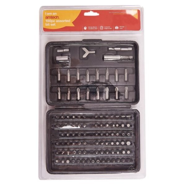 Amtech 100 Piece assorted bit set - Image 2