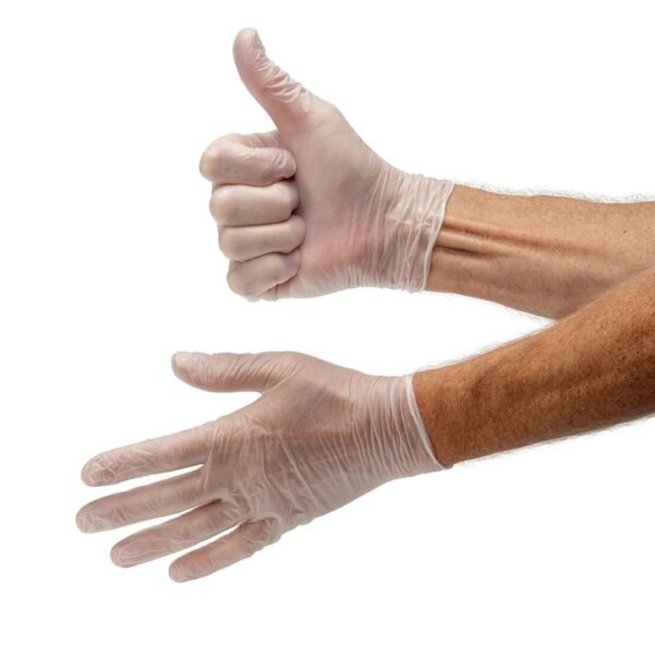 Amtech  Disposable vinyl gloves size M (100 pack) - Image 2