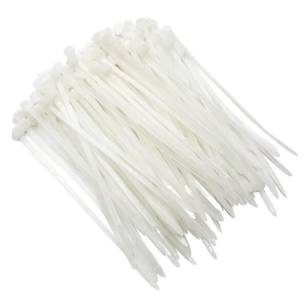 Amtech 100 Tie wraps (100mm x 2.5mm) - white