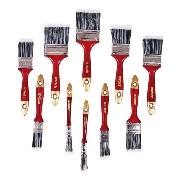 Amtech 10 Piece paint brush set - Image 3