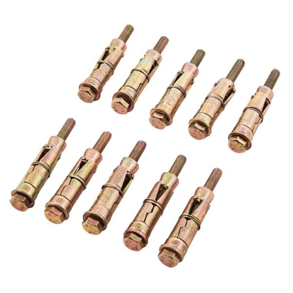 Amtech 10 Piece M6 x 60mm expansion bolts