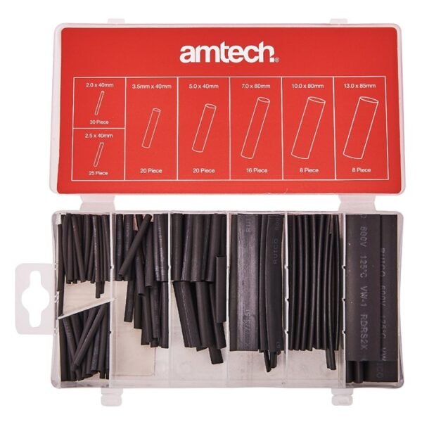 Amtech 127 Piece heat shrink assortment - Image 3