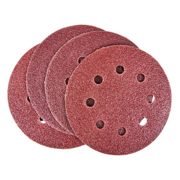 Amtech 10 x P60 grit circular sanding sheets (115mm diameter) - Image 3