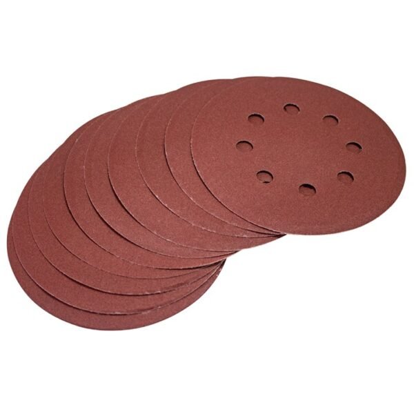 Amtech 10 x P240 grit circular sanding sheets (125mm diameter)