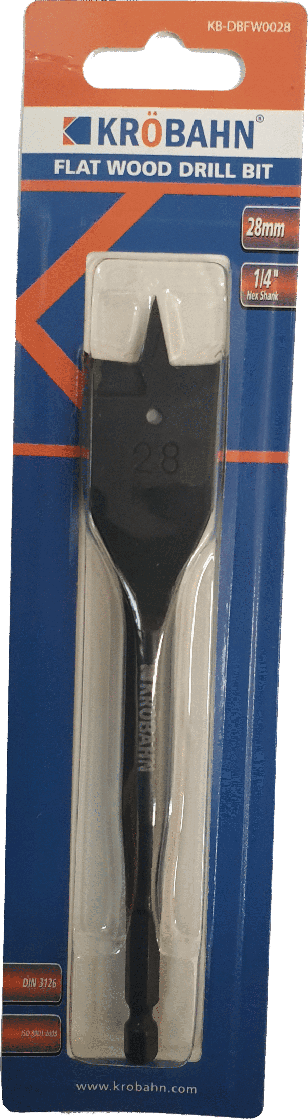 FLAT WOOD DRILL BIT 28mm - Image 2