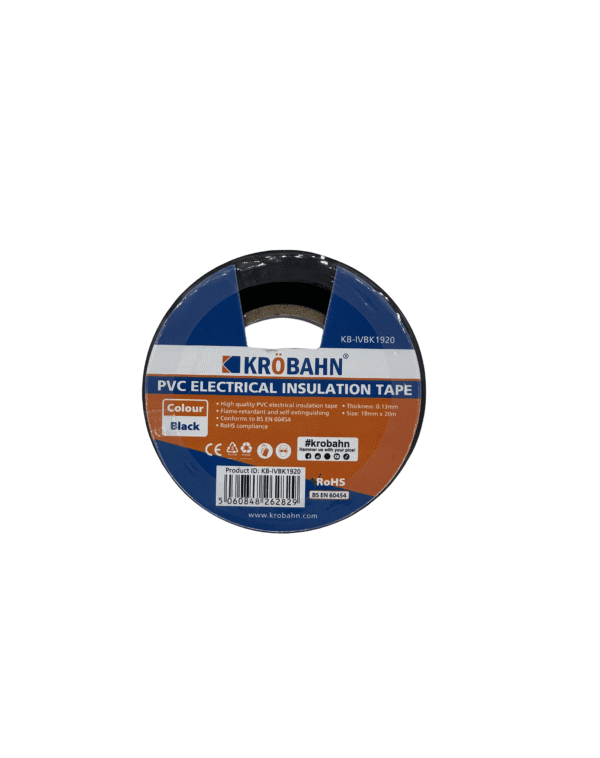 PVC ELECTRICAL INSULATION TAPE 10 PACK - BLACK - Image 2
