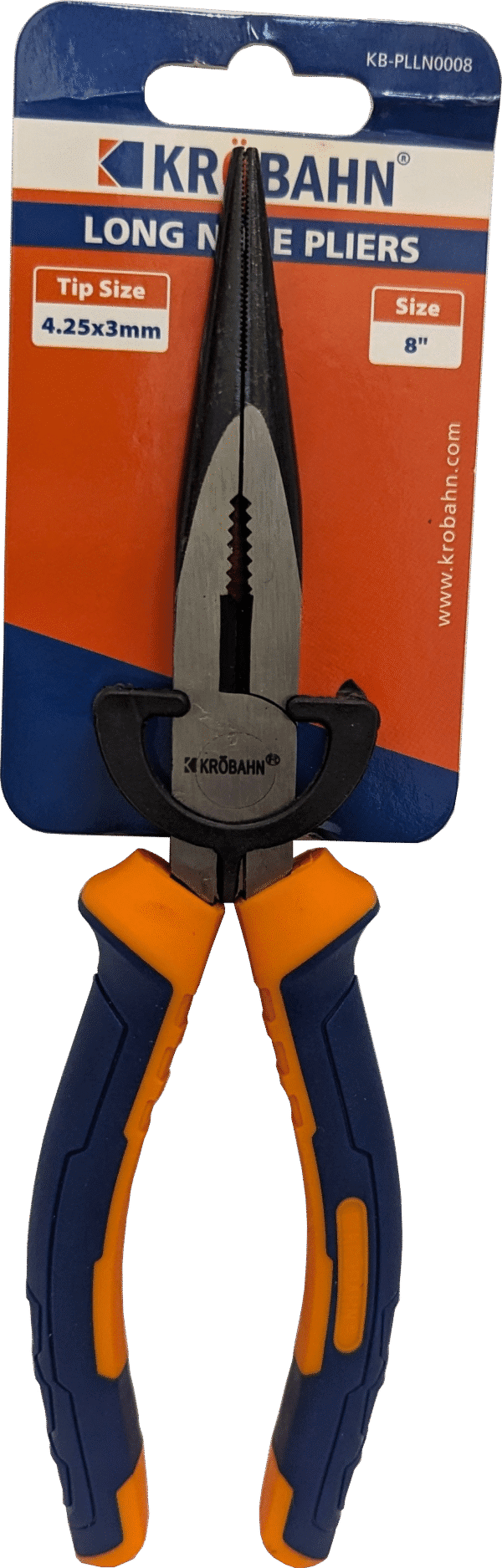 LONG NOSE PLIERS 8"