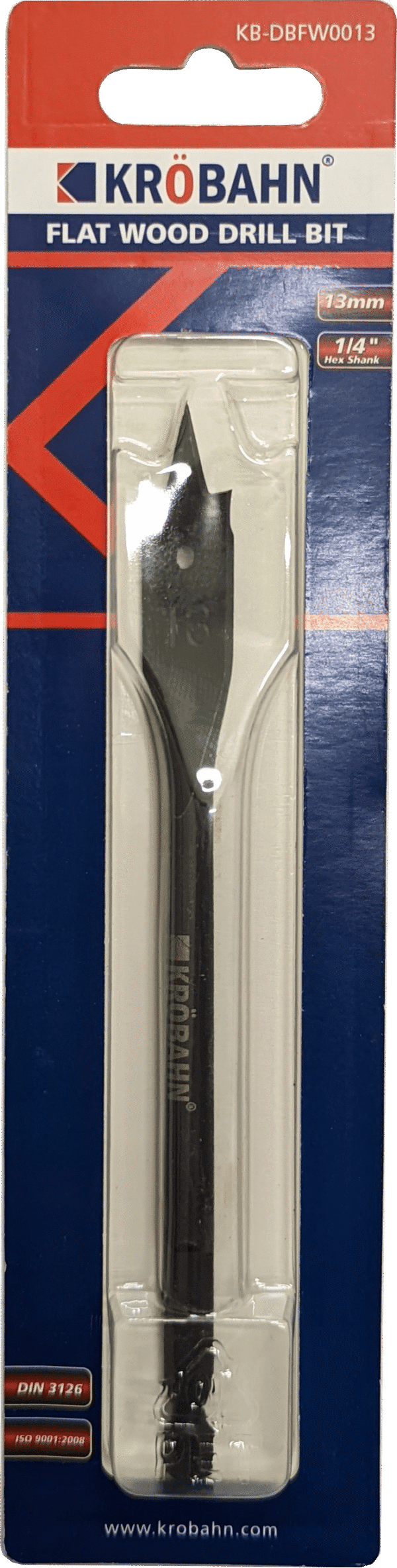 FLAT WOOD DRILL BIT 13mm - Image 2