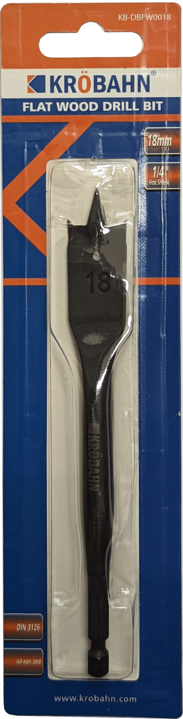 FLAT WOOD DRILL BIT 18mm - Image 2