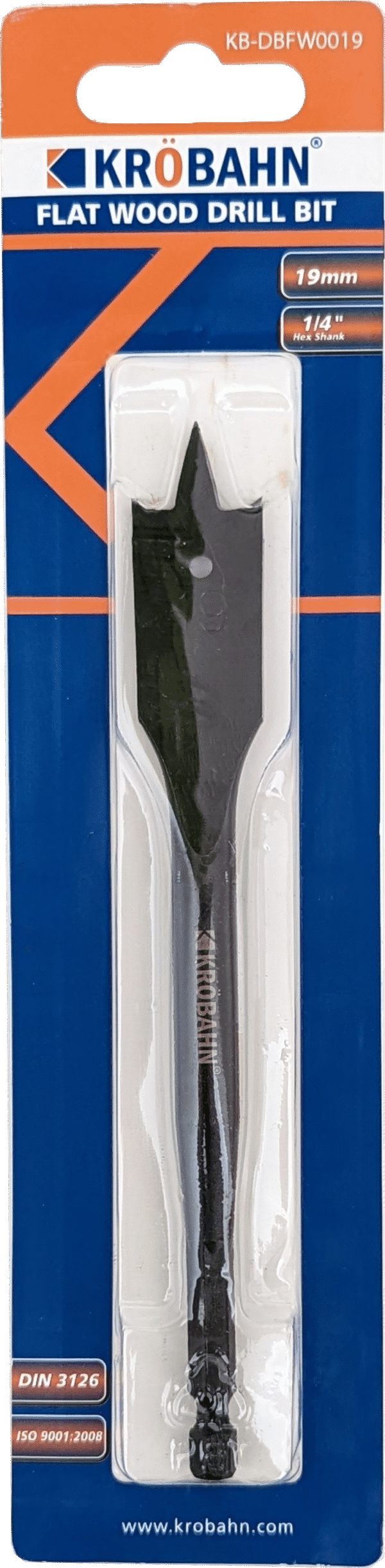 FLAT WOOD DRILL BIT 19mm - Image 2