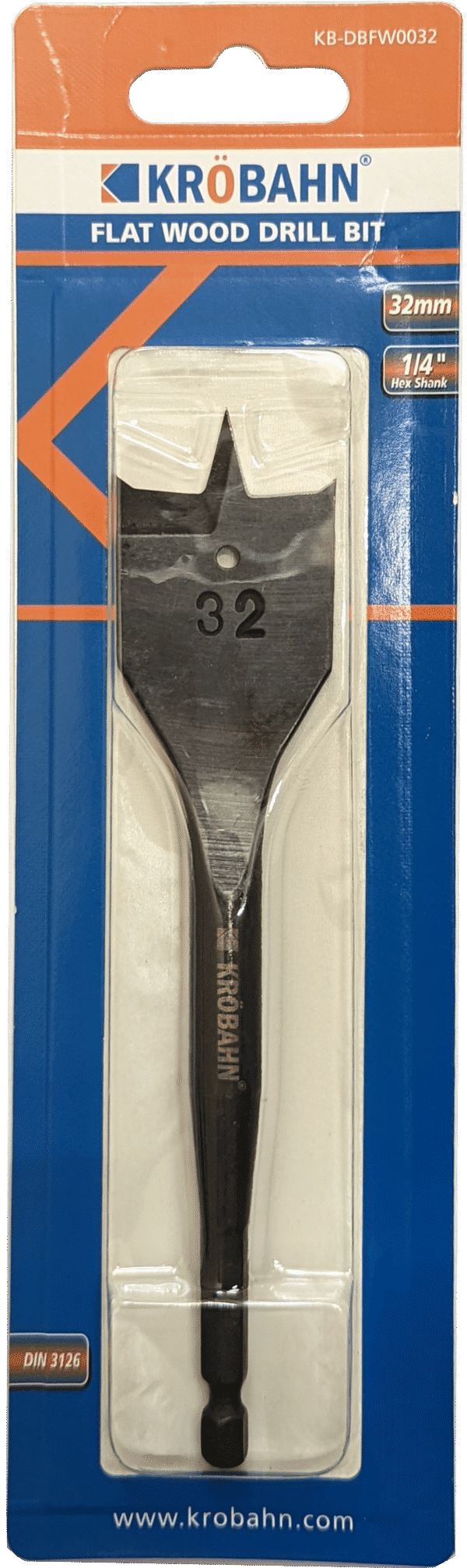 FLAT WOOD DRILL BIT 32mm - Image 2