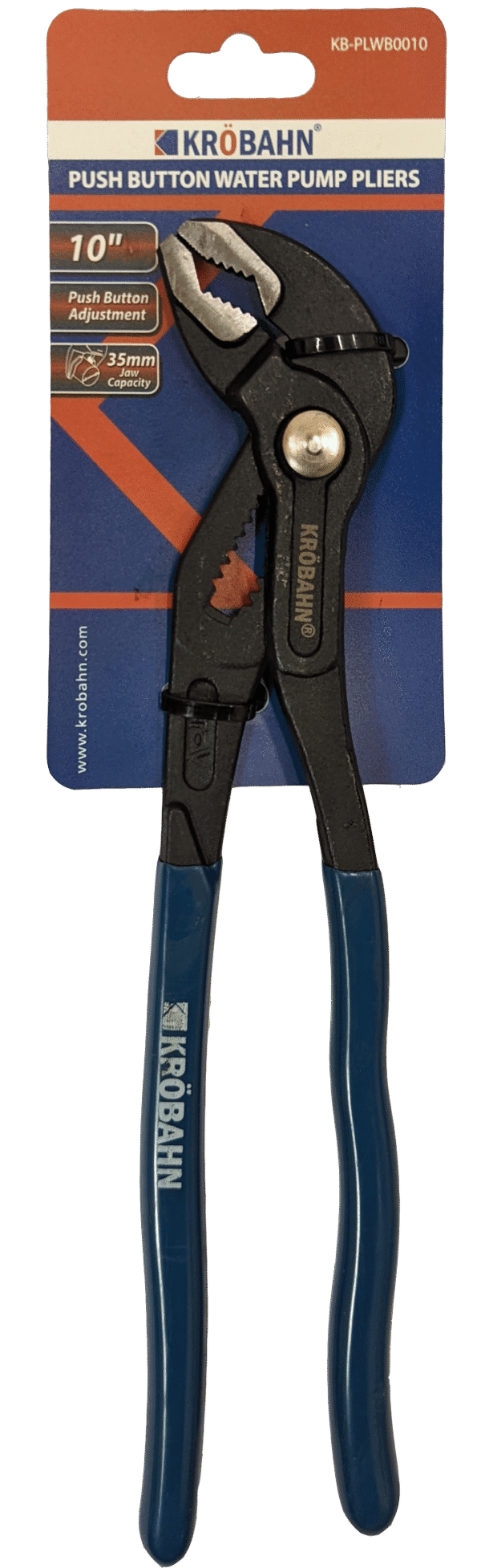 PUSH BUTTON WATER PUMP PLIERS 10"