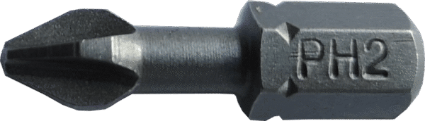 IMPACT SCREWDRIVER BITS PH2 X 25mm